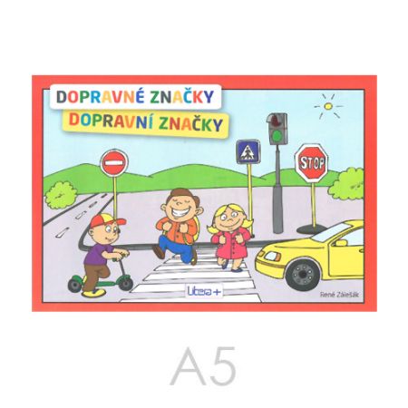 Omalovánka A5 Litera - Dopravní značky