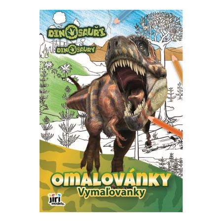 Omalovánka JM A4 Dinosauři 2