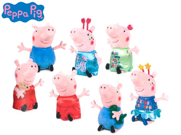 Peppa Pig 20cm plyšoví 7druhů 0m+