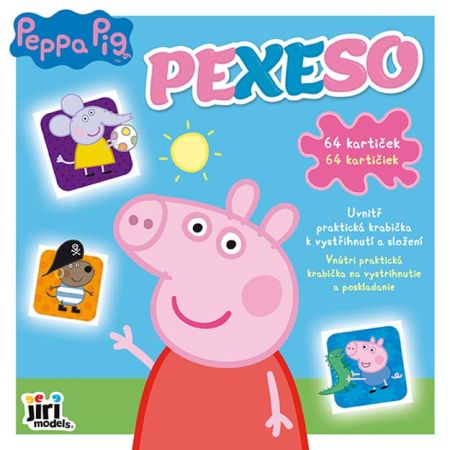 Pexeso v pracovním sešitě JM Prasátko Peppa Pig