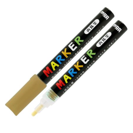 Popisovač akrylový M&G Acrylic Marker 2 mm, Yellowish Brown S411