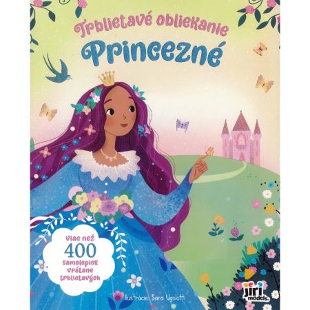 Samolepková knížka - Princezny (Třpytivé oblékání)