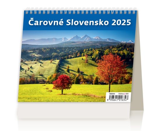 Stolní kalendář 2025 MiniMax Magické Slovensko