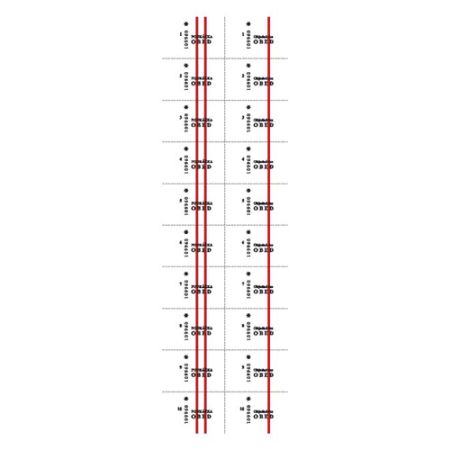 Stravenky 12 x 40 cm (48)