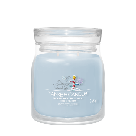 Svíčka Yankee Candle - NORTH POLE HIDEAWAY, střední