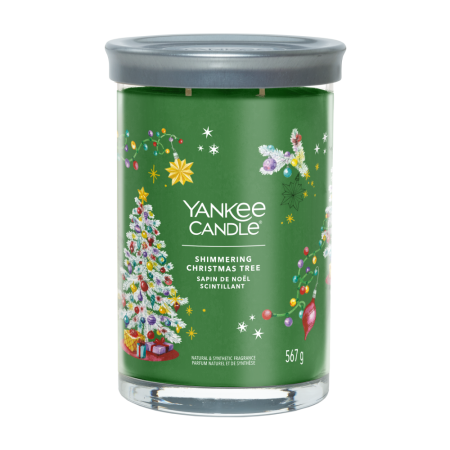 Svíčka Yankee Candle - SHIMMERING CHRISTMAS TREE, velká