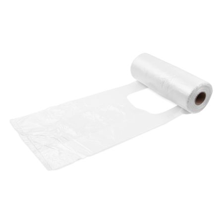 Taška (HDPE) v roli extra-silná transparentná 22+11 x 48 cm `5kg+` [200 ks]