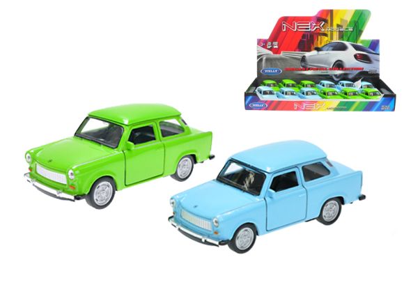 Trabant 11cm kov zpětný chod 3barvy 12ks v DBX