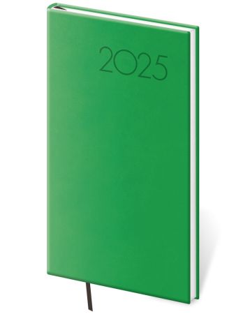 Týdenní diář 2025 Pocket Print Pop - světle zelený