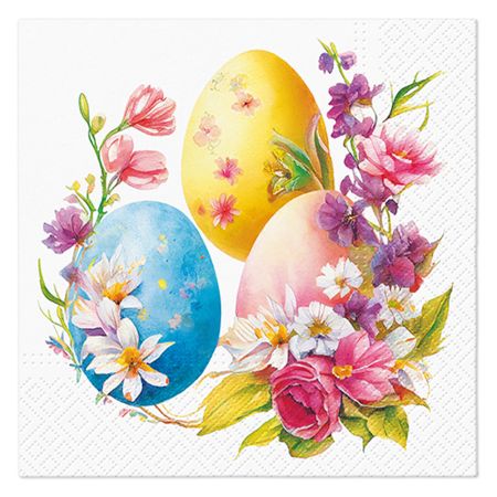 Ubrousky PAW L 33x33cm Egg Bouquet