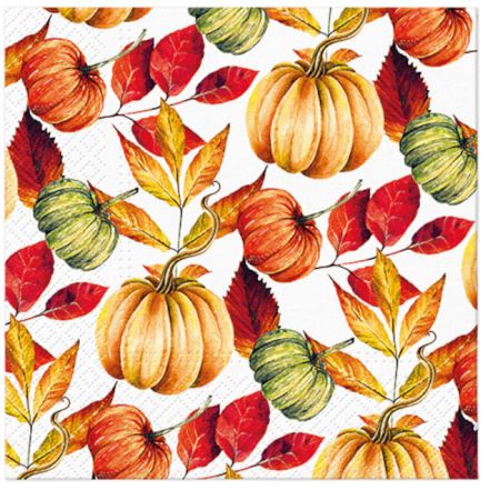 Ubrousky PAW L 33x33cm Pumpkin Pattern