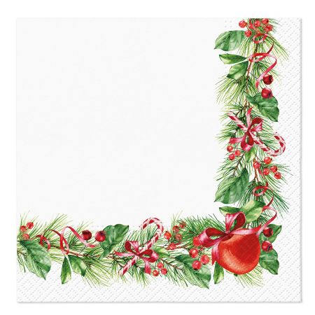 Ubrousky TaT 33x33cm Christmas branches decor