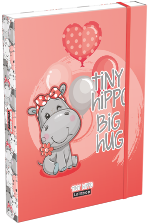 box na sešity A5 Lollipop Thiny Hippo 24