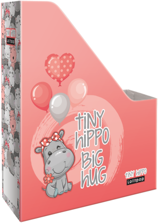 box na sešity skládací A4 Lollipop Thiny Hippo 24