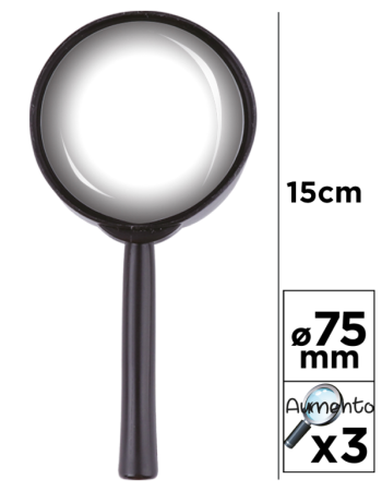 lupa průměr 7,5cm PA172