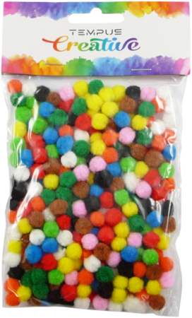 pom poms mini 300ks bar.mix