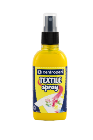 Barva na textil ve spreji Centropen 1139 110ml žlutý