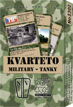 karty Kvarteto H military tanky