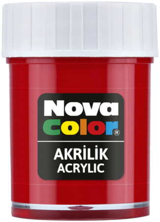 barva akrylová  30ml  červená NC-170