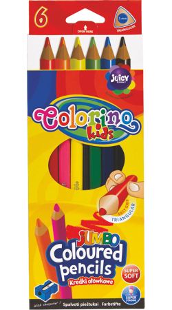 Colorino pastelky JUMBO TRIO 6ks