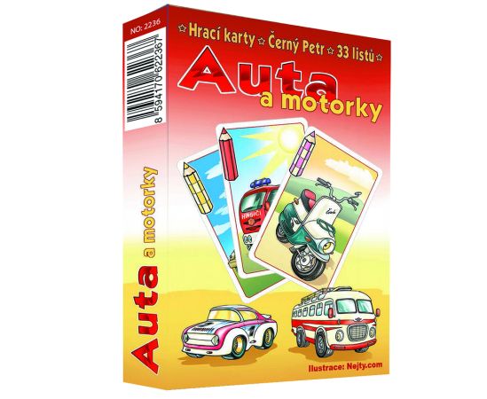 MP karty Černý Petr Auta a motorky