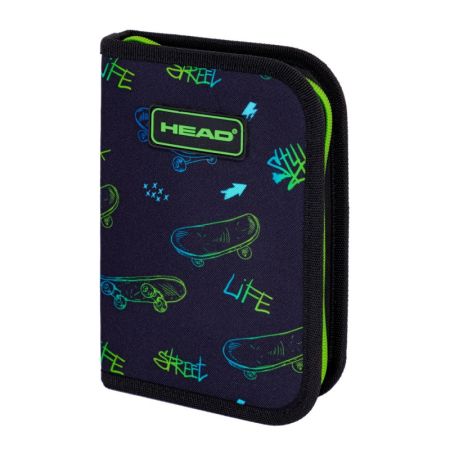 Penál 1zip Skate Lifestzle - prázdný 1 zip 2kl