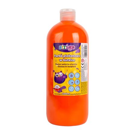 Temperová barva STRIGO 1000 ml - oranžová