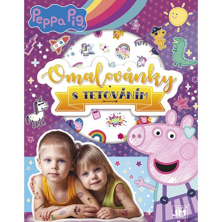 Omalovánky s tetováním - Prasátko Peppa 2876-3