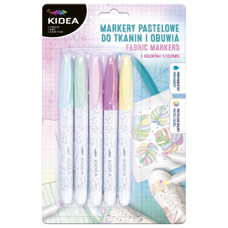 DRF KIDEA marker 5ks textil,obuv pastel