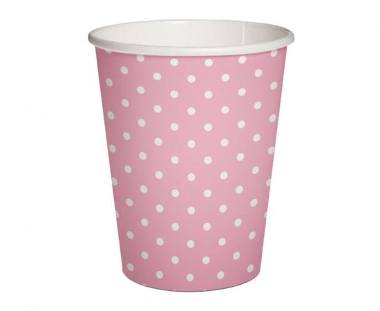 PAW kelimek 250ml 10ks DOTS L Pink