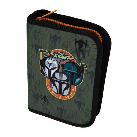 Penál 1 zip Clipper Mandalorian - prázdný