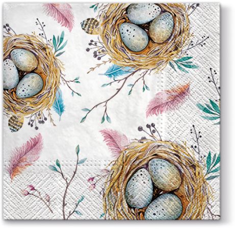 Ubrousky PAW Dekor L (20ks) Easter Nest