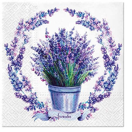 Ubrousky PAW Dekor L (20ks) Soft Lavender