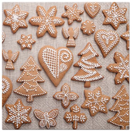 Aromatický vánoční ubrousek Sweet Gingerbreads