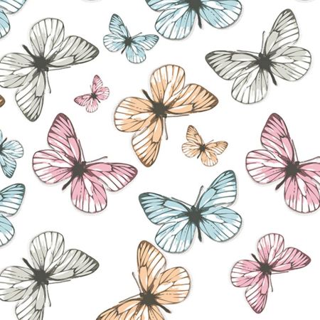 Ubrousky DAISY L (20ks) Light Butterflies