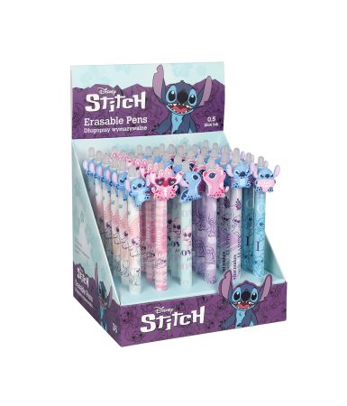 Gumovací pero Disney Stitch pastel ,balení 36 ks