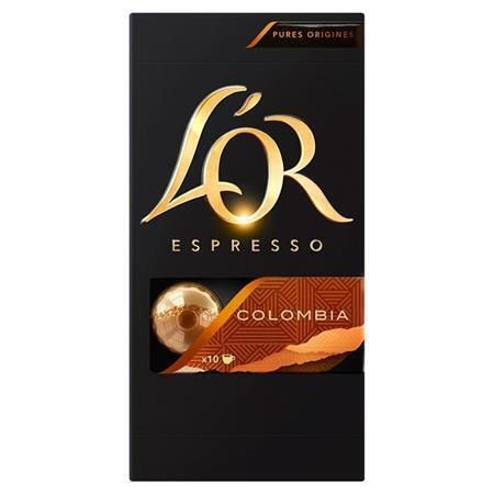 Kávové kapsle L`OR Colombia, 10 ks, JACOBS DOUWE EGBERTS 4061115