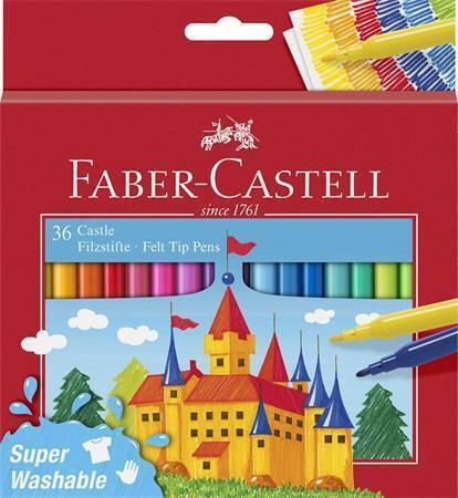 Fixy, 36 barev, FABER-CASTELL 554203