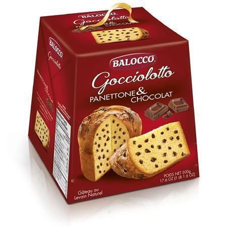 Panettone Gocciolotto Panettone, s kousky čokolády, 500 g, BALOCCO 10000213170