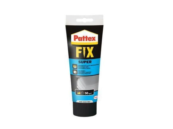 Lepidlo Pattex Super Fix, bílé, konstrukční, 250 g, HENKEL 2713264