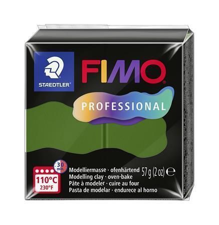 Modelovací hmota FIMO Professional, trávová zelená, 57 g, FIMO 8040-57