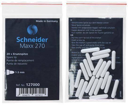 Hrot do lakového popisovače Maxx 270, 1-3mm, SCHNEIDER ,balení 20 ks