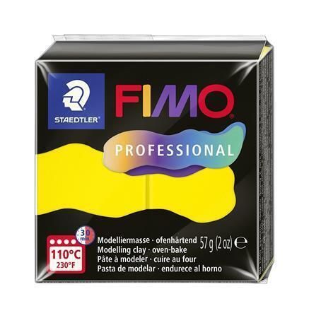 Modelovací hmota FIMO Professional, žlutá, 57 g, FIMO 8040-100