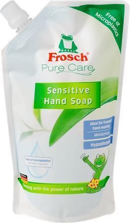 Tekuté mýdlo Sensitive skin, náplň, 500 ml, FROSCH FR-1599-8