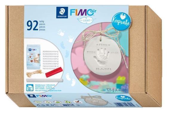 Modelovací hmota FIMO Air Light 81, bílá, 125 g, sada PAMÁTNÍČEK, FIMO 81SET03