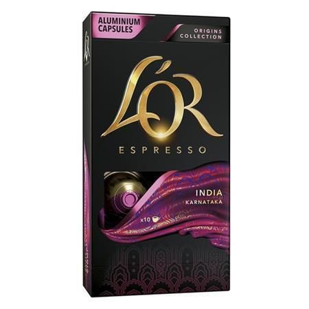 Kávové kapsle L`OR India, 10 ks, JACOBS DOUWE EGBERTS 4061116