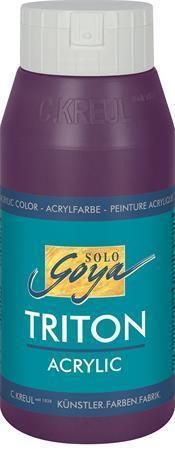 Akrylová barva TRITON SOLO GOYA, lilek, 750 ml, KREUL