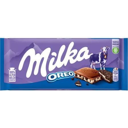 Mléčná čokoláda Oreo, 100 g, MILKA 4047057