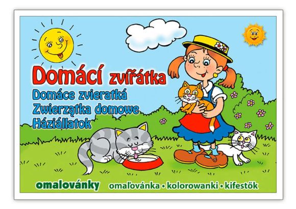 Omalovánky A5 - Domácí zvířátka