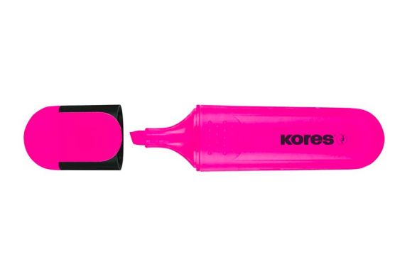 Zvýrazňovač Kores Bright Liner 36102 růžová